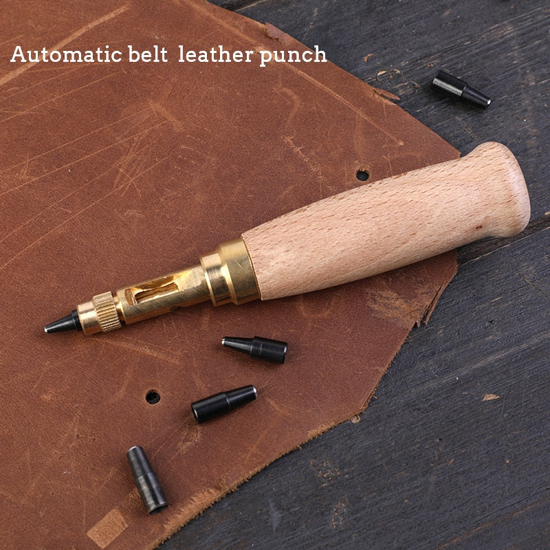 Multi Head Belt/Leather Screw Hole Puncher Kit