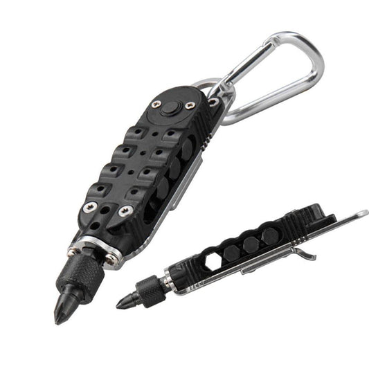 LED Light Multifunction Small Screwdriver Set - Indigo-Temple