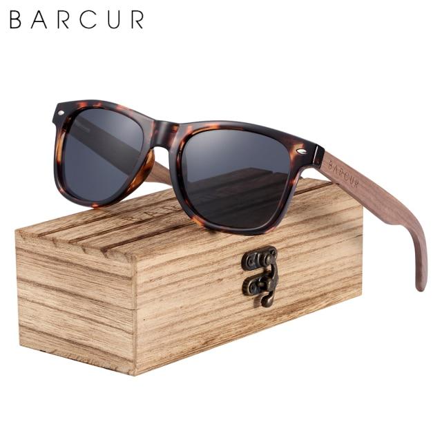 BARCUR™ Black Walnut Wood Polarized Sunglasses