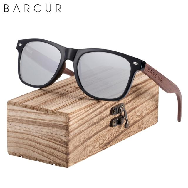 BARCUR™ Black Walnut Wood Polarized Sunglasses