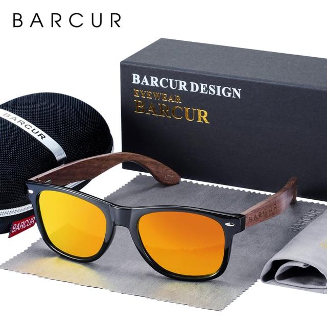 BARCUR™ Black Walnut Wood Polarized Sunglasses