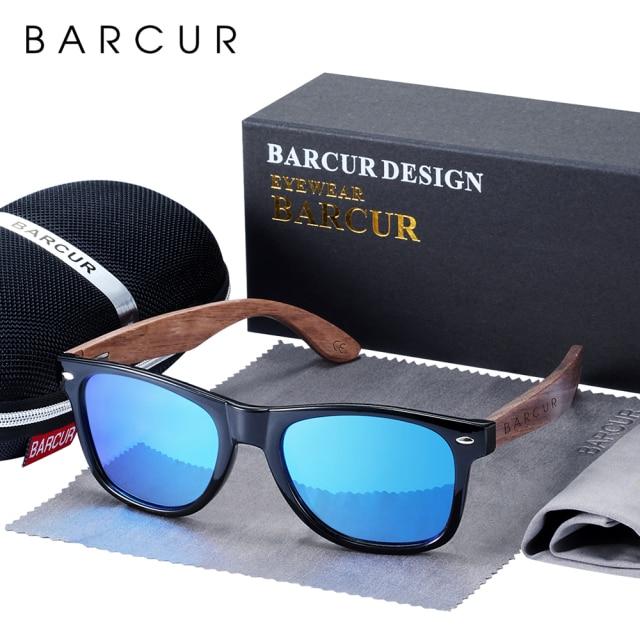 BARCUR™ Black Walnut Wood Polarized Sunglasses