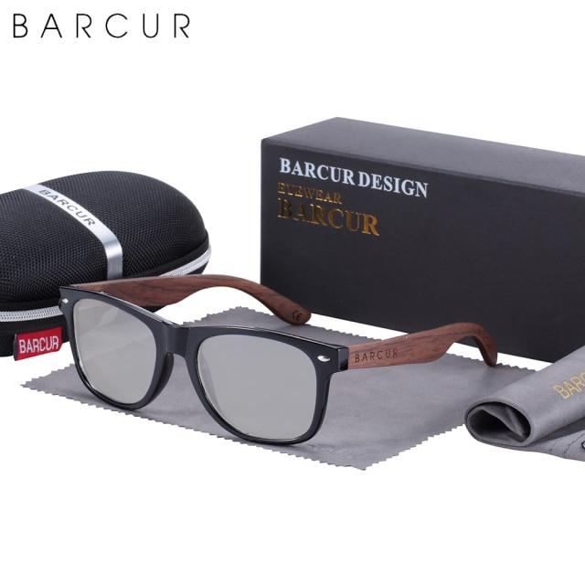 BARCUR™ Black Walnut Wood Polarized Sunglasses