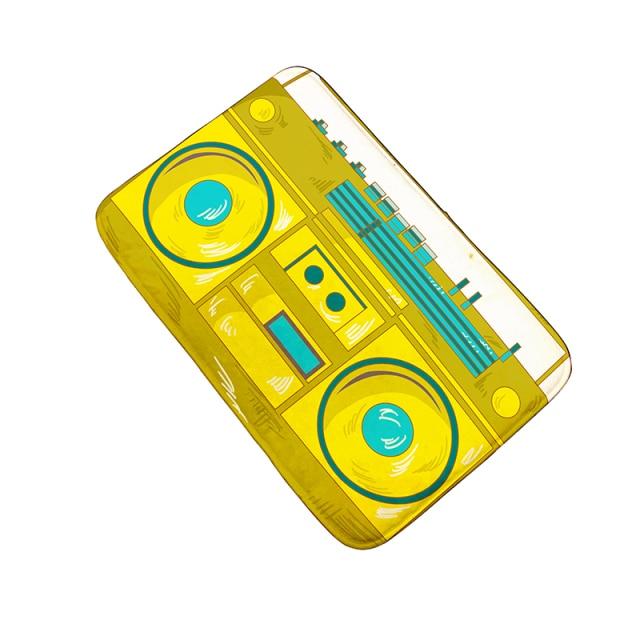 Retro Cassette Music Tape Floor Mat