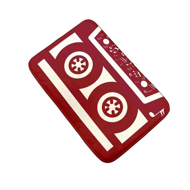 Retro Cassette Music Tape Floor Mat