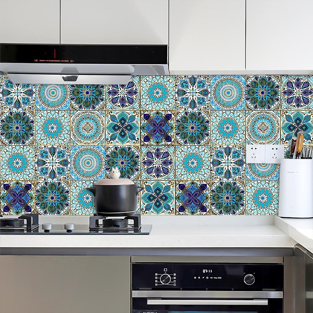 Portuguese Tiles Azulejo Decorative Stickers (10pcs)