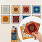 Portuguese Tiles Azulejo Decorative Stickers (10pcs)