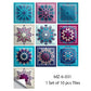 Portuguese Tiles Azulejo Decorative Stickers (10pcs)