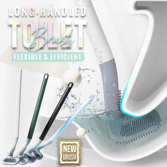 Long Handle Golf Shape Toilet Silicone  Brush
