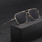 Vintage Squared Oversized Unisex Sunglasses