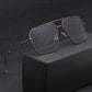 Vintage Squared Oversized Unisex Sunglasses
