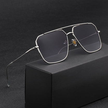Vintage Squared Oversized Unisex Sunglasses