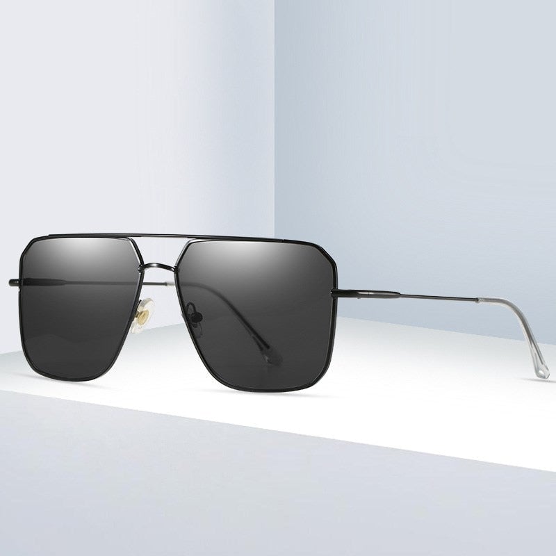 Vintage Squared Oversized Unisex Sunglasses