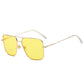 Vintage Squared Oversized Unisex Sunglasses