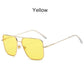 Vintage Squared Oversized Unisex Sunglasses