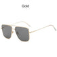 Vintage Squared Oversized Unisex Sunglasses