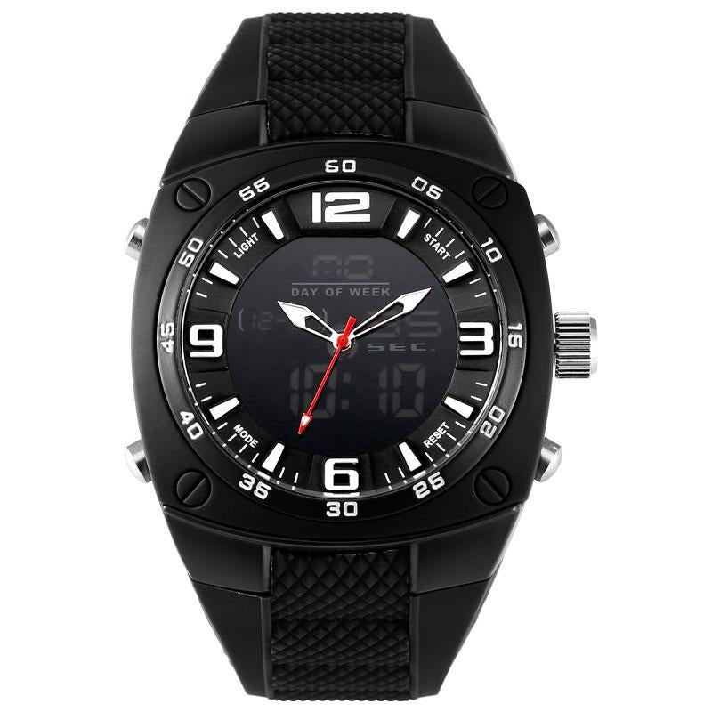 Military Digital Analog LED Wrist Watch (3 colors) - Indigo-Temple