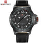 Genuine Leather Strap Army Watch (4 colors) - Indigo-Temple