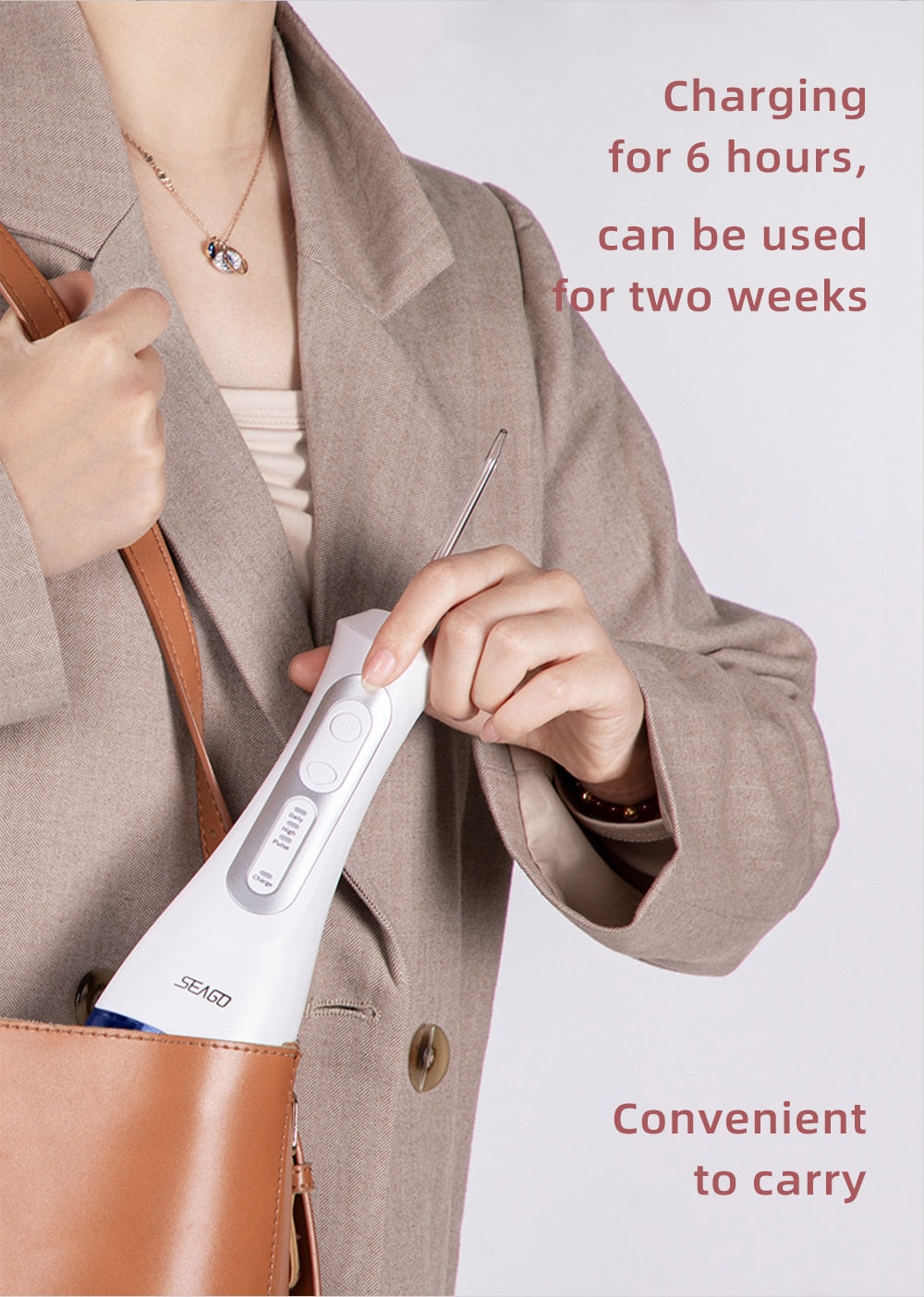 Dental Deep Cleaning Water Jet Flosser (USB Rechargeable)