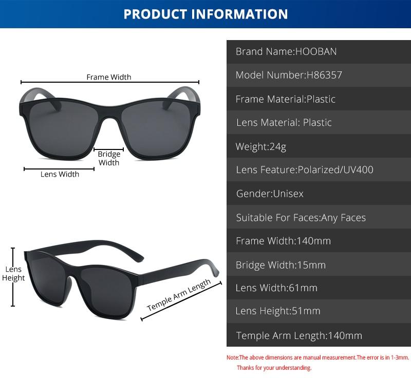 HOOBAN™ One-piece Lens Polarized Sunglasses