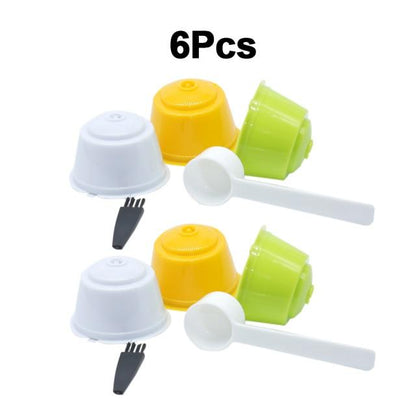 Universal Reusable Coffee Capsule Pods (6pcs)