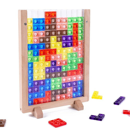 3D Tetris Puzzle Brain Game