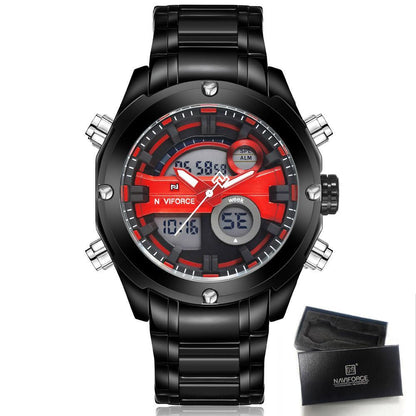 Military Analog Digital Watch (4 colors) - Indigo-Temple