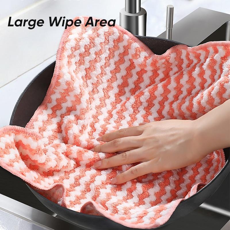 Super Absorbent Microfiber Cleaning Rag (5pcs)