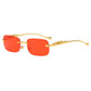 Unisex Leopard Luxury Rimless Sunglasses