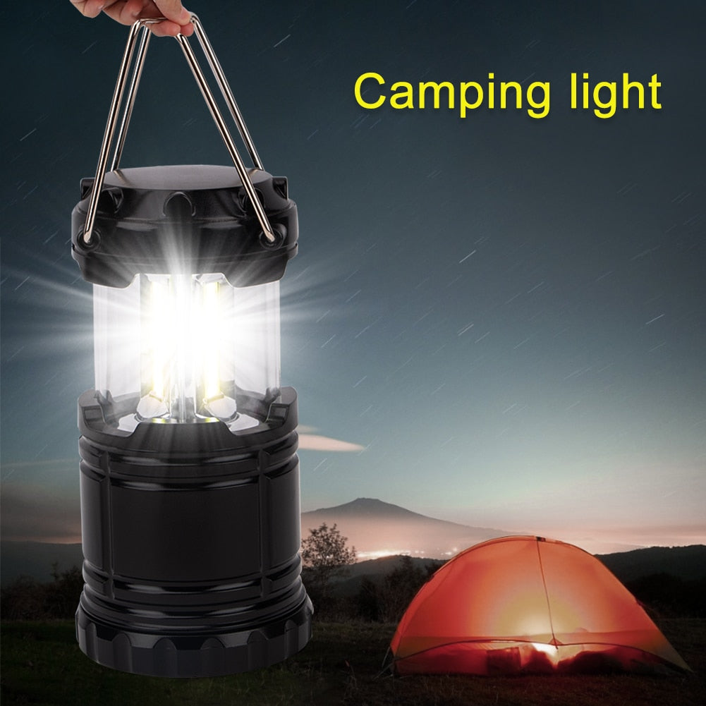 Portable Telescopic PopUp 3*COB Torch Light