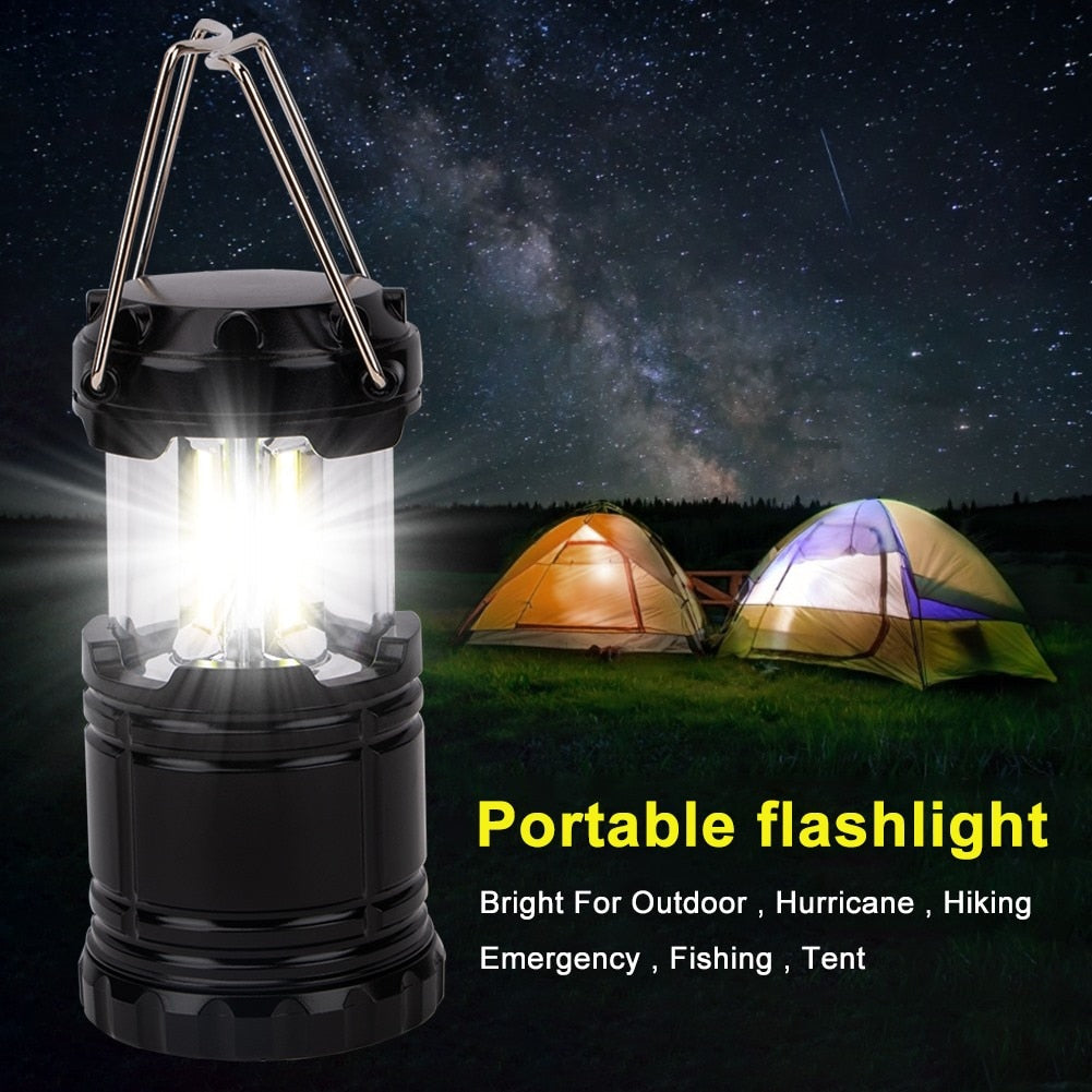 Portable Telescopic PopUp 3*COB Torch Light