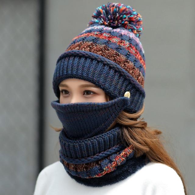 Winter Protection 3-in-1 Set (Mask,Hat,Scarf)