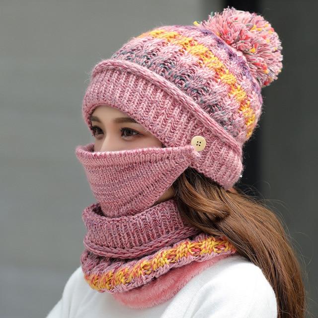 Winter Protection 3-in-1 Set (Mask,Hat,Scarf)