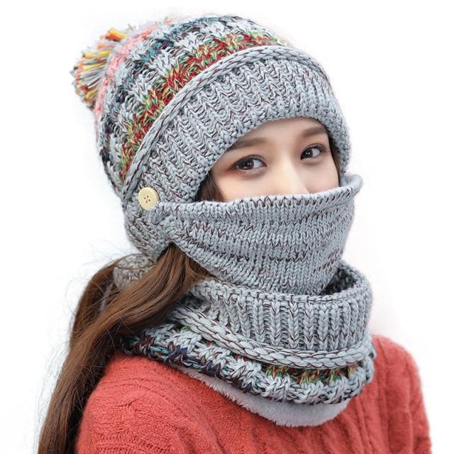 Winter Protection 3-in-1 Set (Mask,Hat,Scarf)