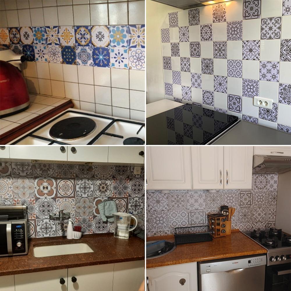 Portuguese Tiles Azulejo Decorative Stickers (10pcs)