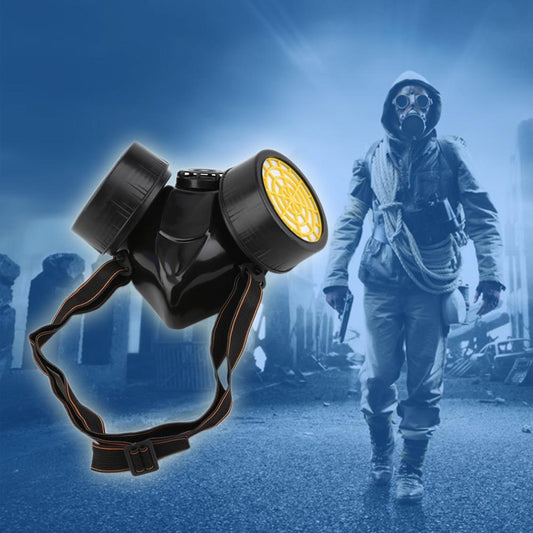 SURVIVALIST GAS MASK - Indigo-Temple