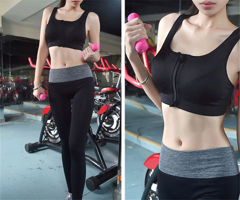 Zip Front Dynamic Sports Bra