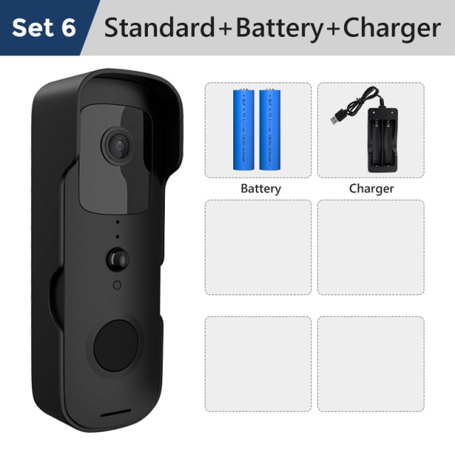 Night Vision WiFi Security Doorbell Camera Intercom