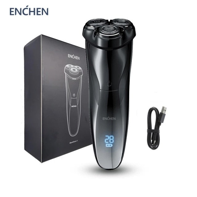 Enchen™ 3D Triple Blade IPX7 Electric Razor Shaver