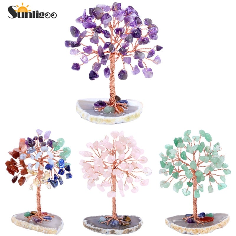 Natural Crystal Feng Shui Money Tree