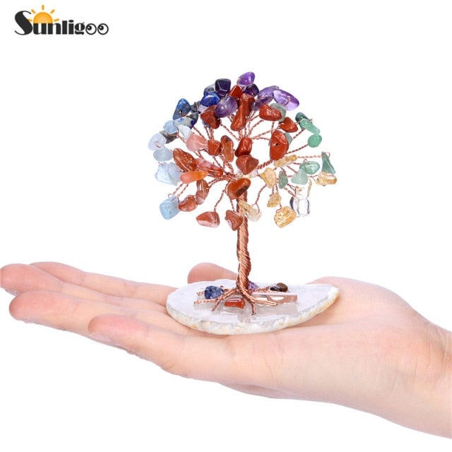 Natural Crystal Feng Shui Money Tree