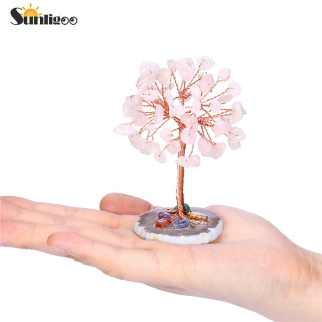 Natural Crystal Feng Shui Money Tree