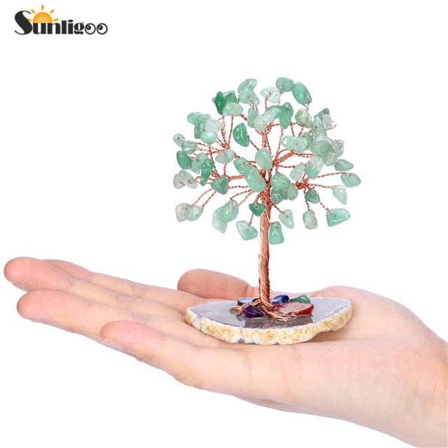 Natural Crystal Feng Shui Money Tree