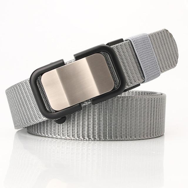 Toothless Automatic Buckle Canvas Belt