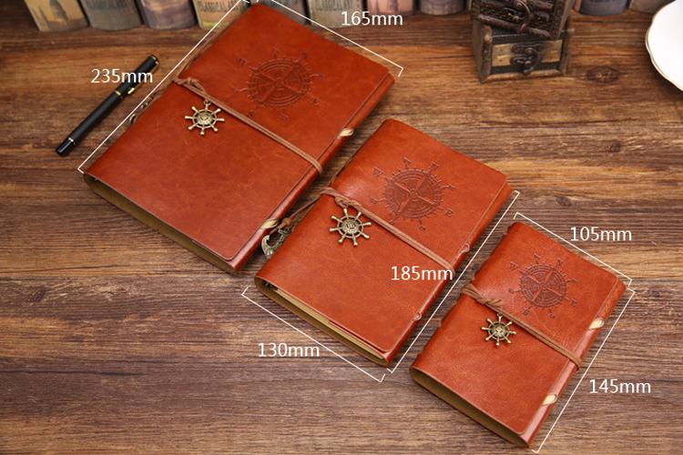 Medieval Style Spiral PU Leather Journal