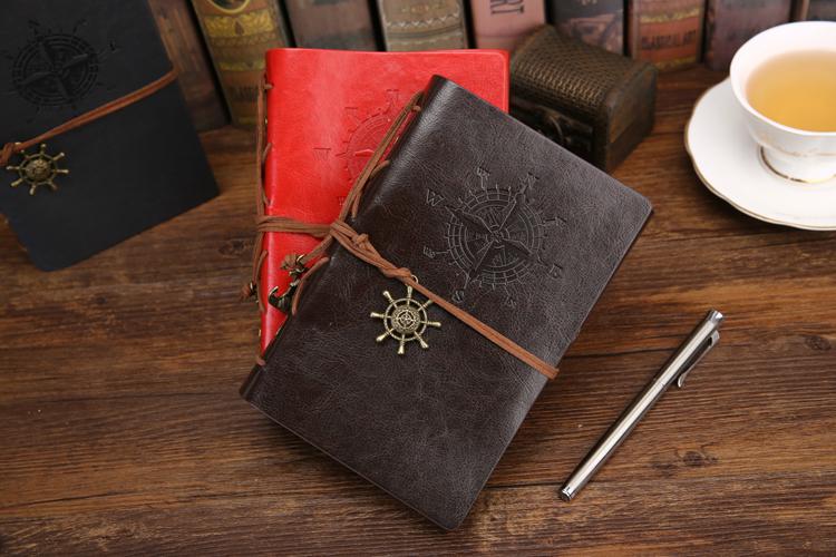 Medieval Style Spiral PU Leather Journal