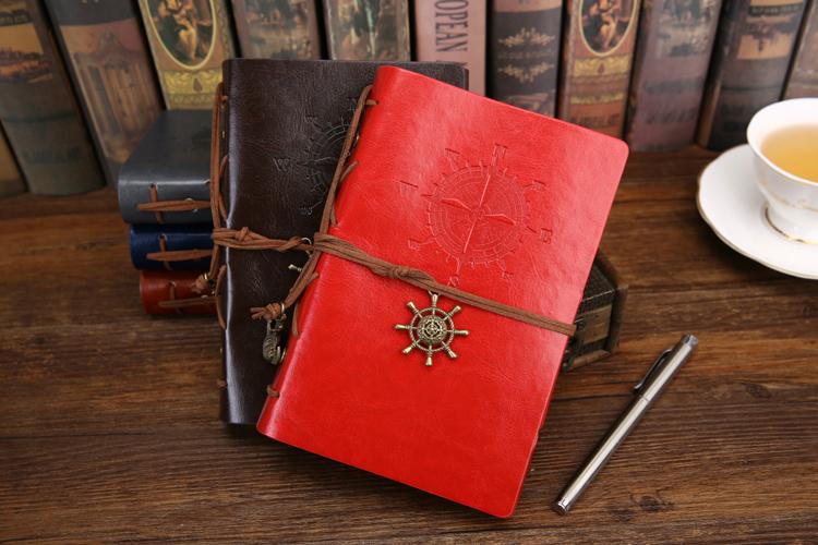 Medieval Style Spiral PU Leather Journal