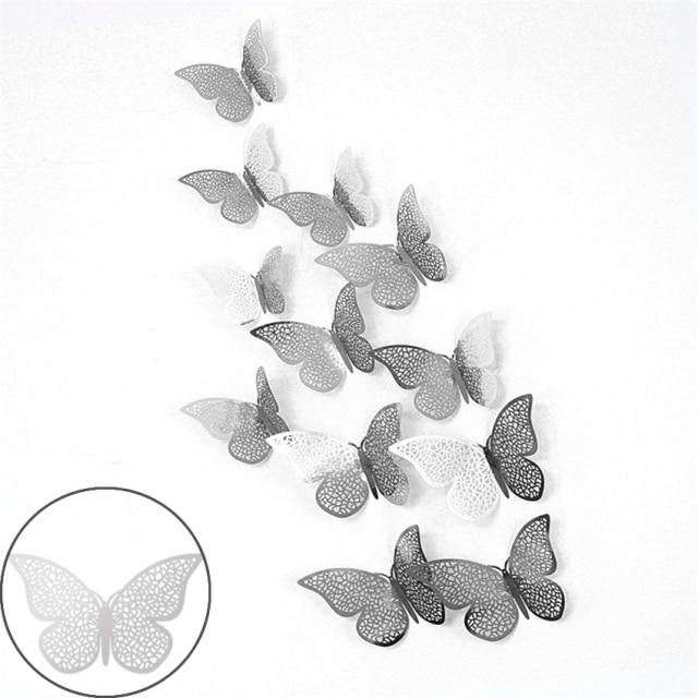 3D Butterfly Wall Decor Stickers (12PCS Set)