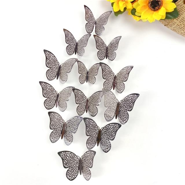 3D Butterfly Wall Decor Stickers (12PCS Set)