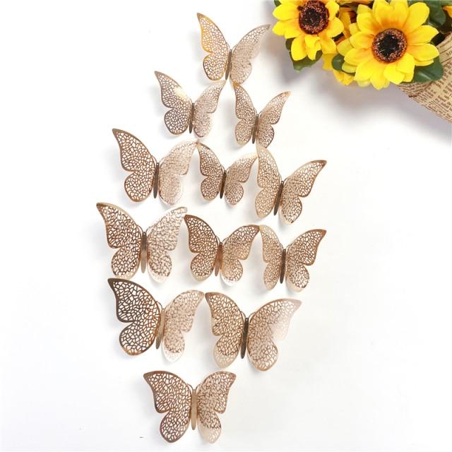 3D Butterfly Wall Decor Stickers (12PCS Set)